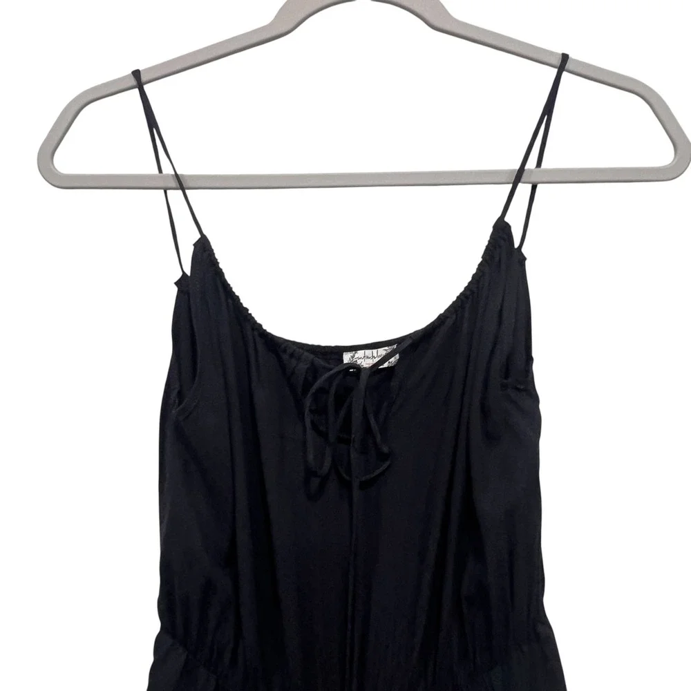 Free‎ People Intimately Black Shake it Up Mini Dress Strap XS Boho Flattering